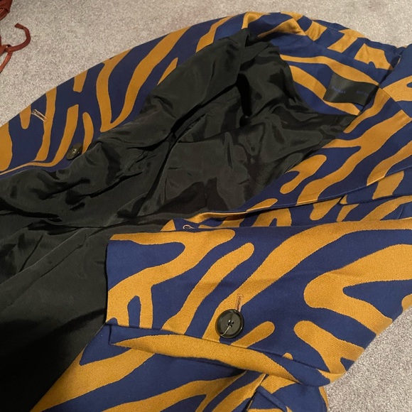 Proenza shoulder abstract zebra print coat nwot - Picture 11 of 13